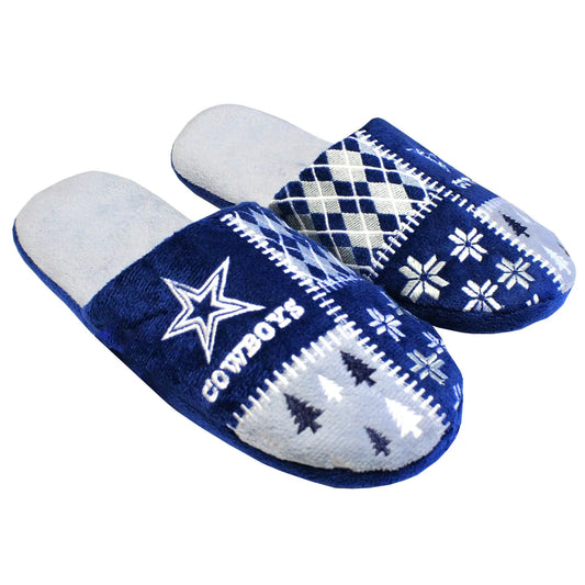 Dallas Cowboys NFL 2016 Ugly Sweater Slide Slippers 