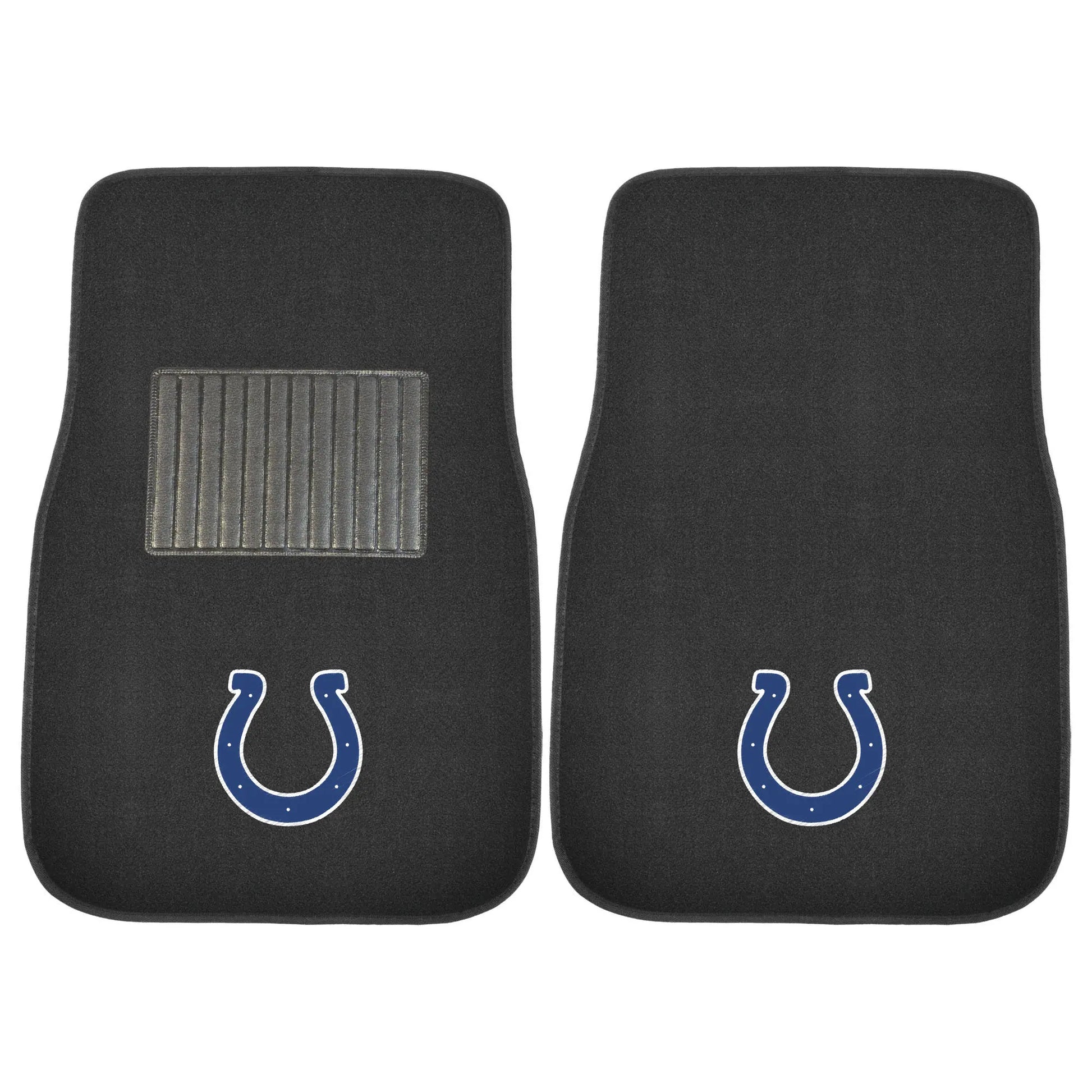 Indianapolis Colts 2-Piece 17 in. x 25.5 in. Carpet Embroidered Car Mat 