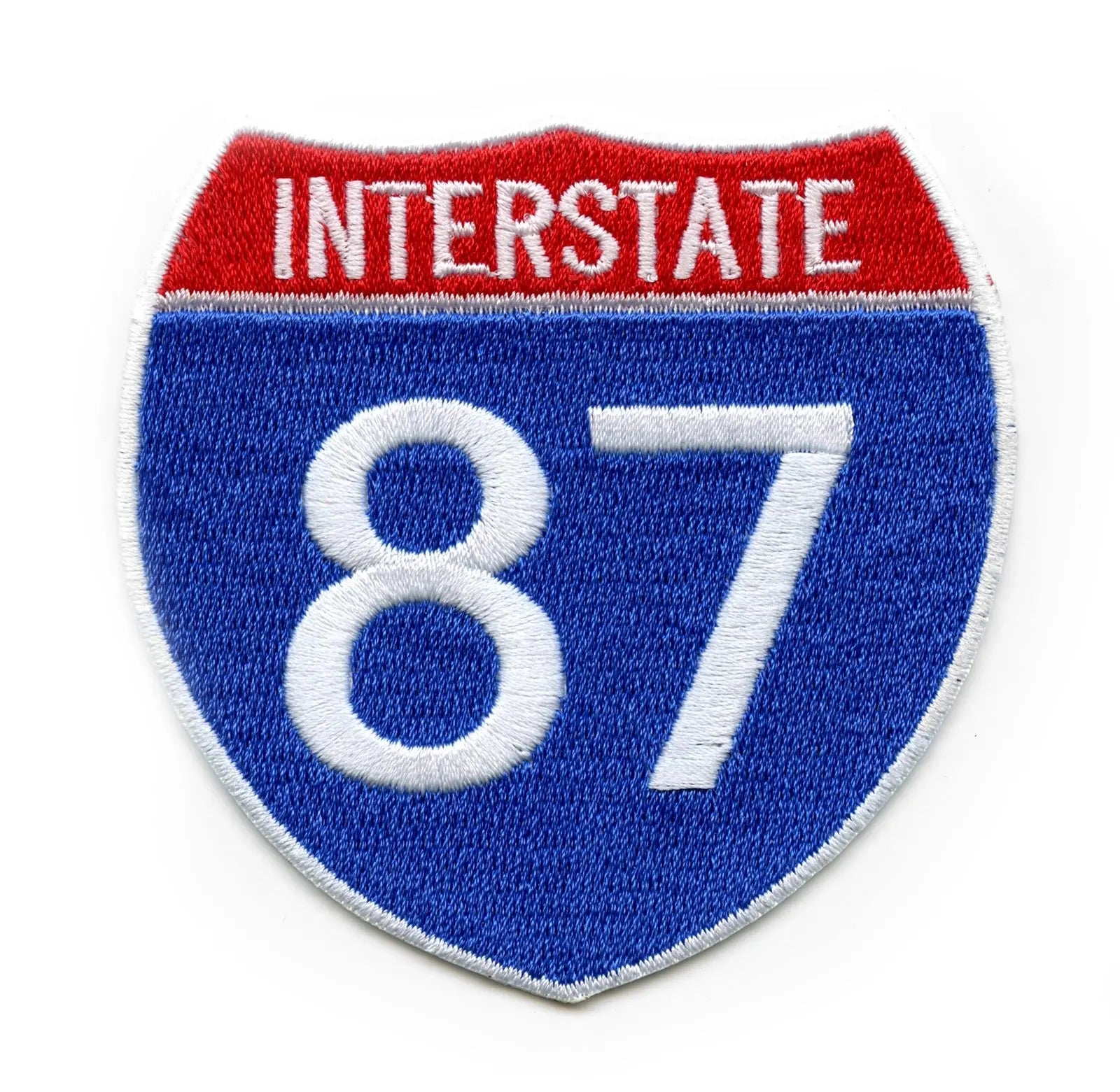 New York Freeway I-87 Sign Logo Embroidered Iron-on Patch – Patch ...