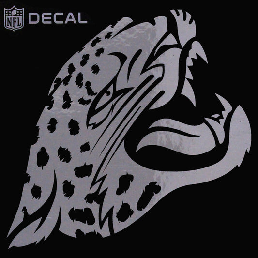 Jacksonville Jaguars Metallic Chrome Decal 6 x 6 