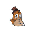 The Story Of O.J Poor Jay Bo Head Iron On Applique Patch 