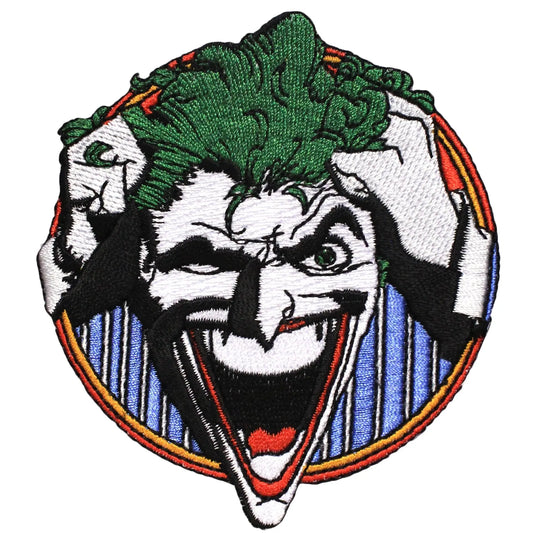 DC Comics Batman The Joker Laughing iron on Applique Patch 