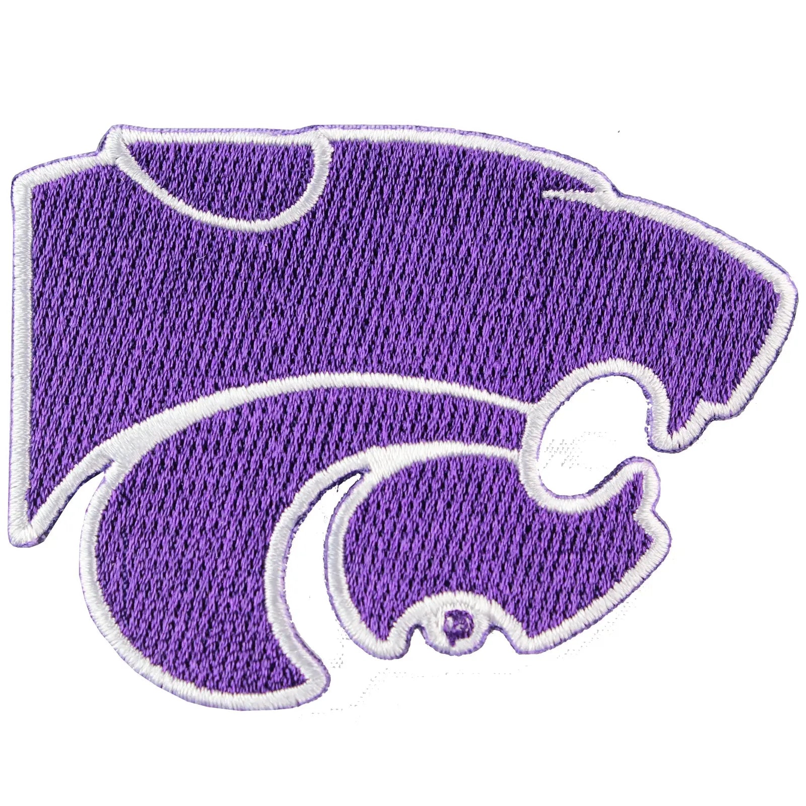 Kansas State Wildcats Primary Logo Iron On Embroidered Patch 