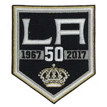2017 Official Los Angeles Kings 50th Anniversary Jersey Patch 