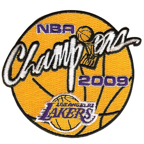 2009 NBA Champions Patch Los Angeles Lakers 