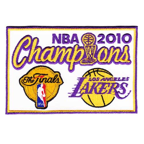 2010 NBA Champions Patch Los Angeles Lakers 