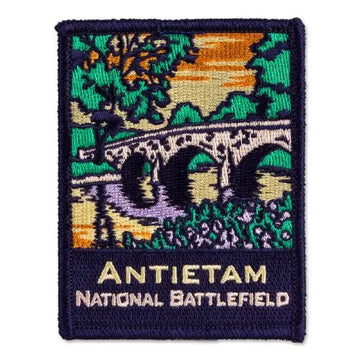 Antietam National Battlefield Burnside Bridge Patch Civil War Travel Embroidered Iron On