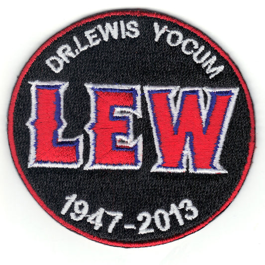 Dr. Lewis Yocum 'LEW' Los Angeles Angels Memorial Sleeve Jersey Patch (2013) 