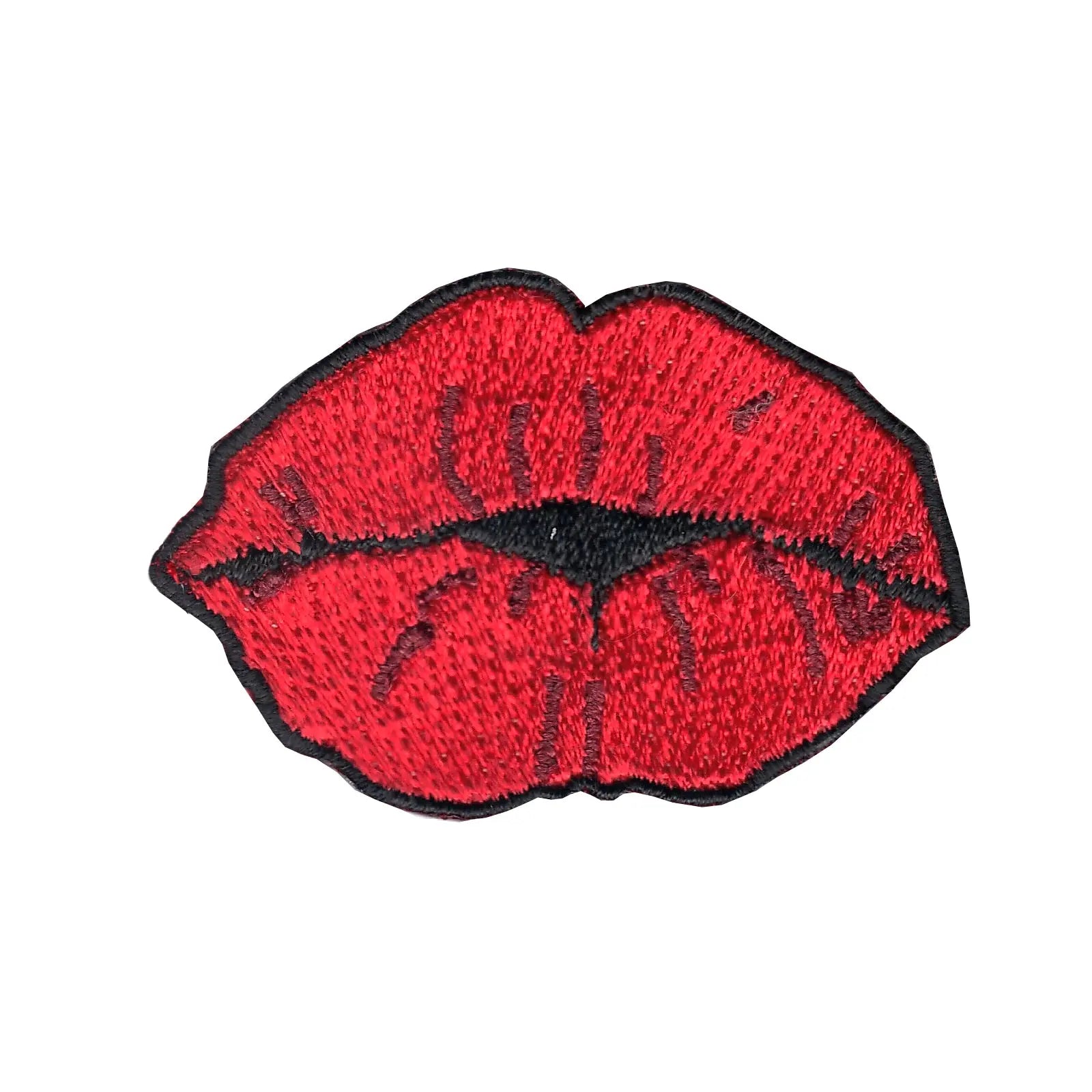 Lips Embroidered Iron On Patch – Patch Collection