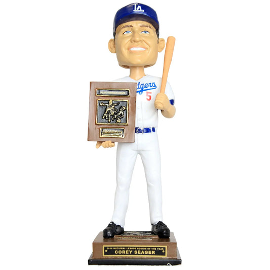 Los Angeles Dodgers Corey Seager #5 2016 Rookie of the Year Award Bobblehead 