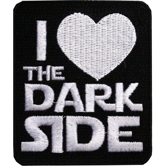 Star Wars Official 'I Love The Dark Side' Iron On Patch 