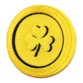 St. Patrick's Day Lucky Gold Coin Embroidered Iron On Patch