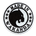 Made In Wakanda Round Embroidered Iron On Patch 