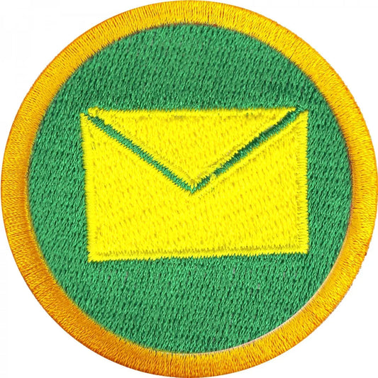 Mail Delivery Wilderness Scout Merit Badge Iron on Patch 