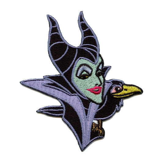 Sleeping Beauty Maleficent With Crow Disney Iron on Patch 