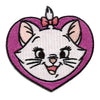 Aristocats Marie With Heart Disney Iron on Patch 
