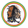Reggae Rastafarianism King With Lion Iron On Patch 