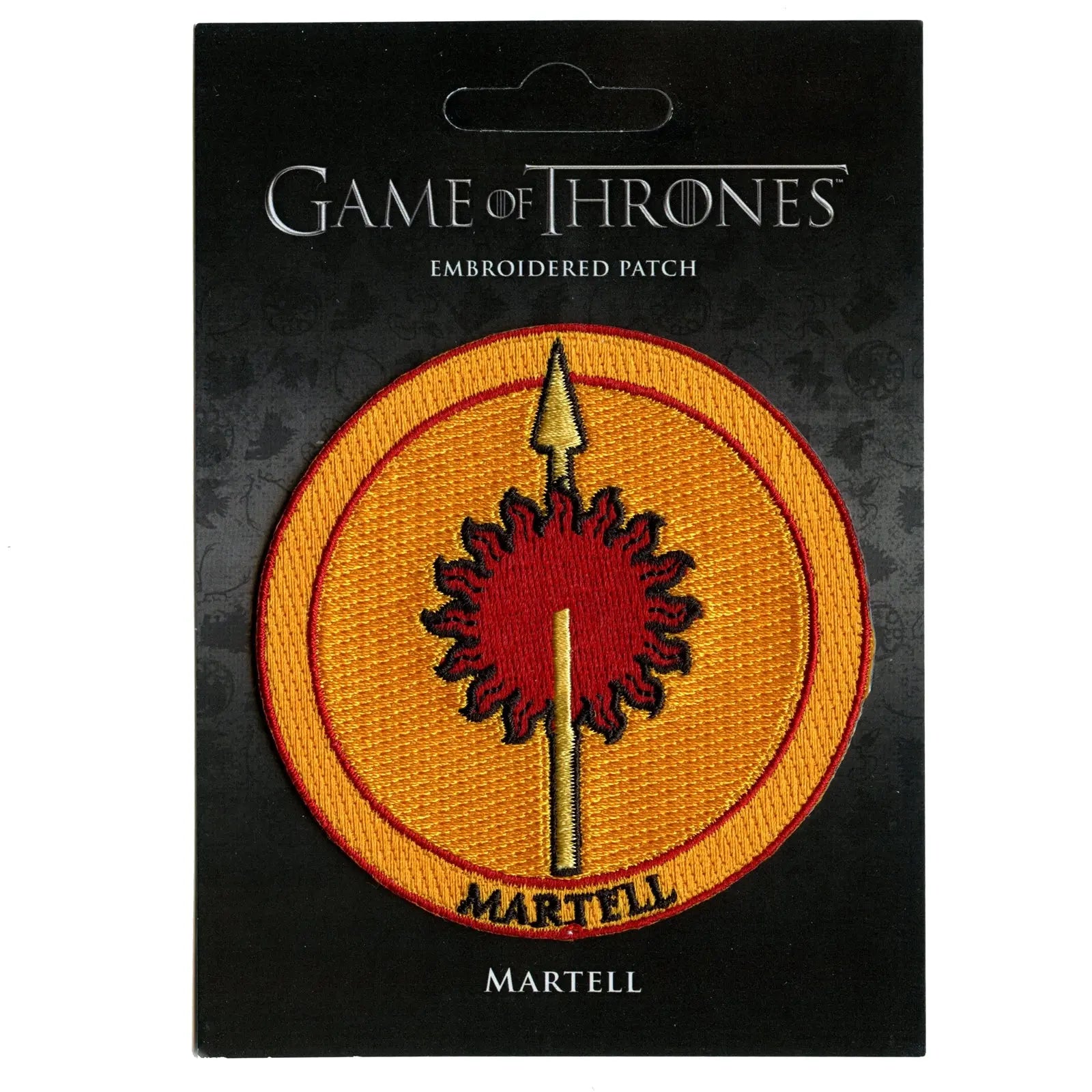 Official Game Of Thrones House Martell HBO Embroidered Patch Patch Collection Official Game Of Thrones House Martell HBO Embroidered Patch Patch Collection