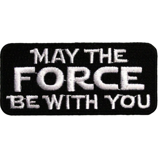 Star Wars Official 'May The Force Be With You' Iron On Patch 