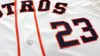 Houston Michael Brantley Front Number 23 Home & Away Jersey Lettering Kit Poly Pro Twill Iron-On 