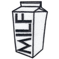 Milf Milk Carton Iron On Embroidered Patch