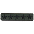 Military 5 Stars Ribbon Stripe Patch 