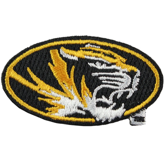 Missouri Tigers Round Logo Iron On Embroidered Iron On Patch 