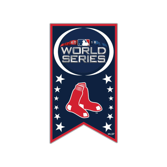 2018 World Series American League Team Banner Boston Red Sox Lapel Pin (AMINCO) 