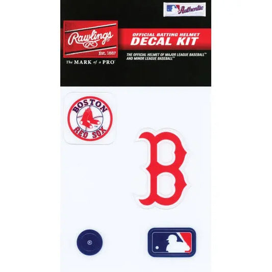 Boston Red Sox MLB Batting Helmet Decal Kit 