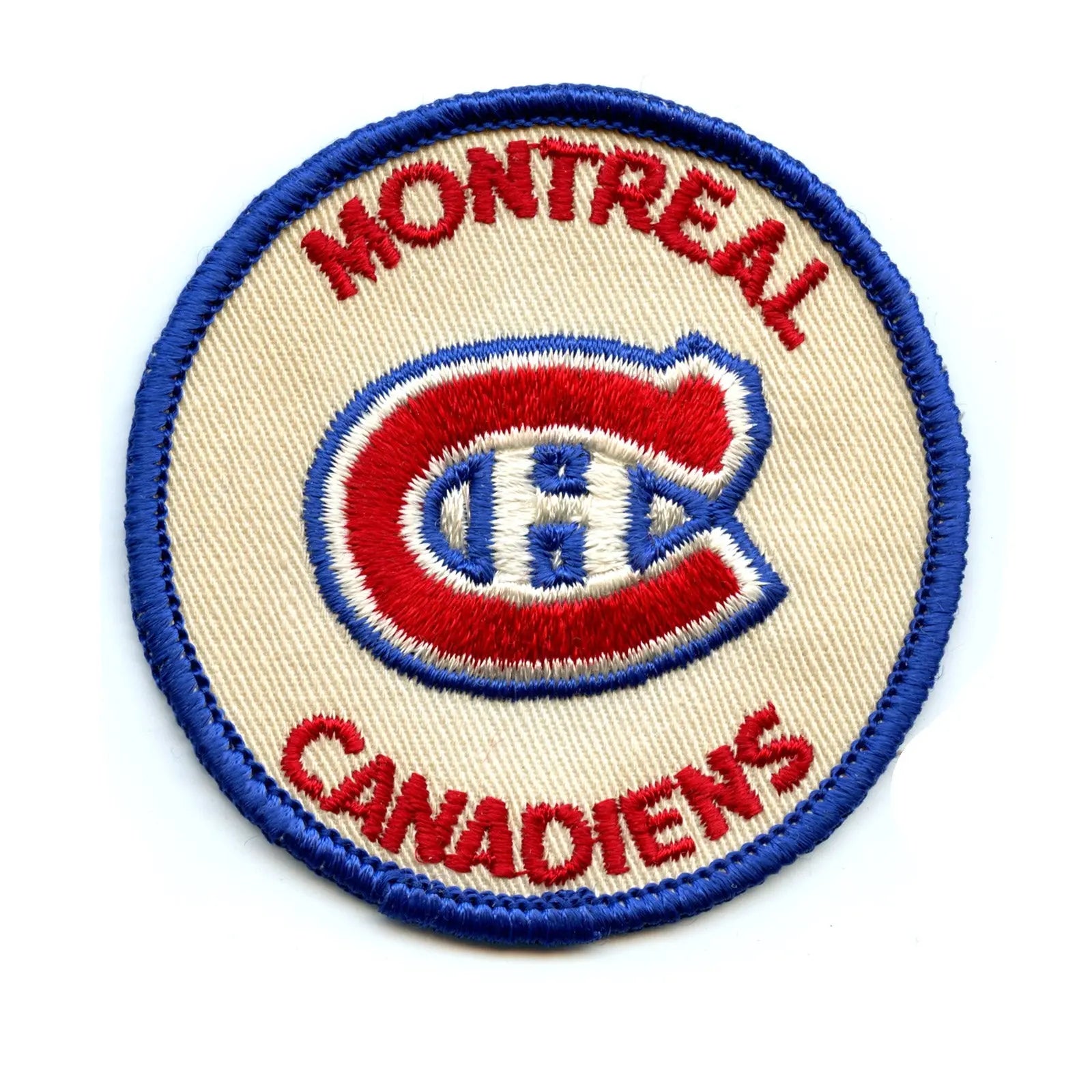 1970'S Montreal Canadiens NHL Hockey Vintage Round Team Logo Patch 