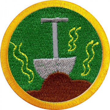 Community Service Merit Badge Embroidered Iron-on Patch 