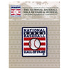 National Baseball Hall Of Fame Logo Patch 