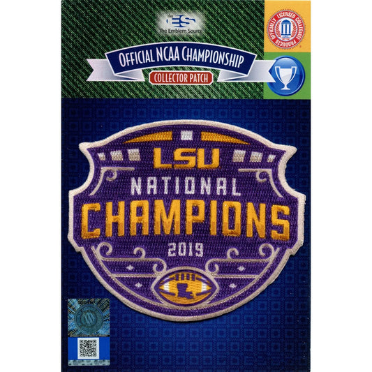 2019 College National Champions LSU Tigers Football Patch 