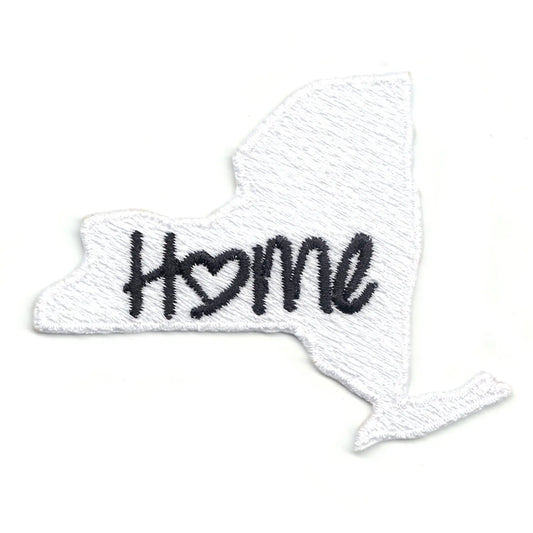 New York Home State Logo Iron On Patch 