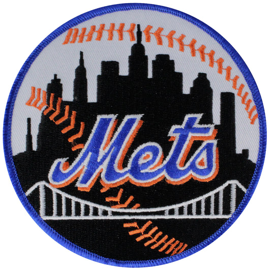 NEW YORK METS 50th Anniversary Embroidered 4 x 4 Official Jersey Sleeve  Patch