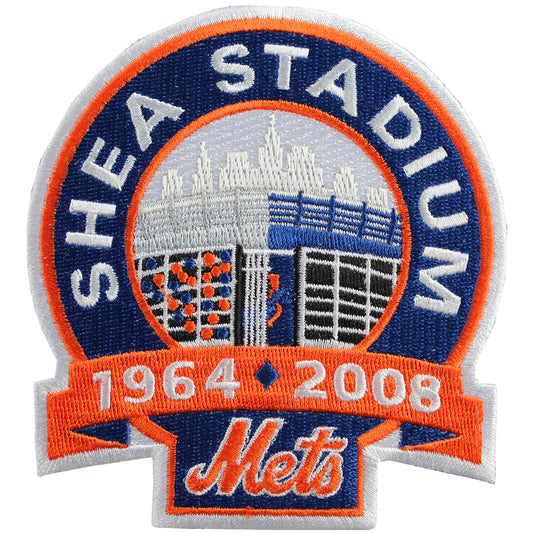 New 1 7/8 x 3 1/2 Inch Mr Met New York Mets Iron on Patch Free Ship