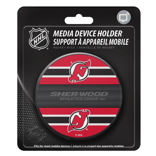 New Jersey Devils Phone Device Hockey Puck Holder 