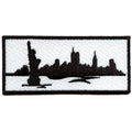 New York City Skyline and Statue Of Liberty Box Logo Iron On Patch