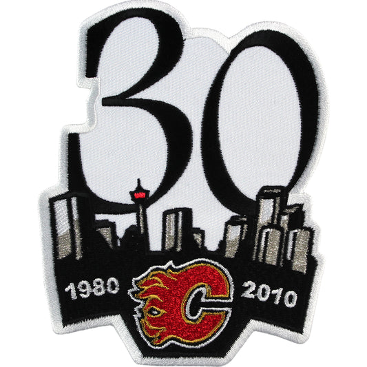 2010 Calgary Flames 30th Anniversary Jersey Patch 