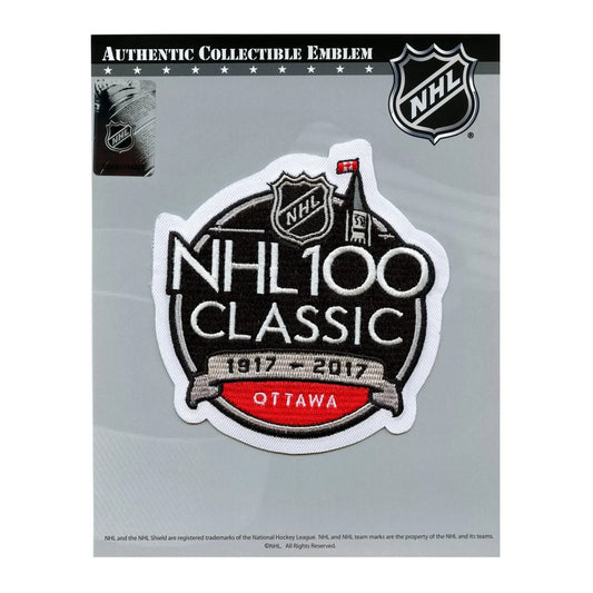2017 Official NHL 100th Classic Jersey Patch Ottawa Senators Montreal Canadiens 