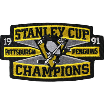 1991 NHL Stanley Cup Champions Jersey Patch Pittsburgh Penguins 
