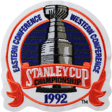 1992 NHL Stanley Cup Final Jersey Patch Pittsburgh Penguins vs. Chicago Blackhawks 
