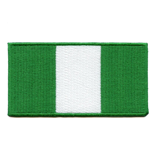 Nigerian Country Flag Embroidered Iron On Patch 