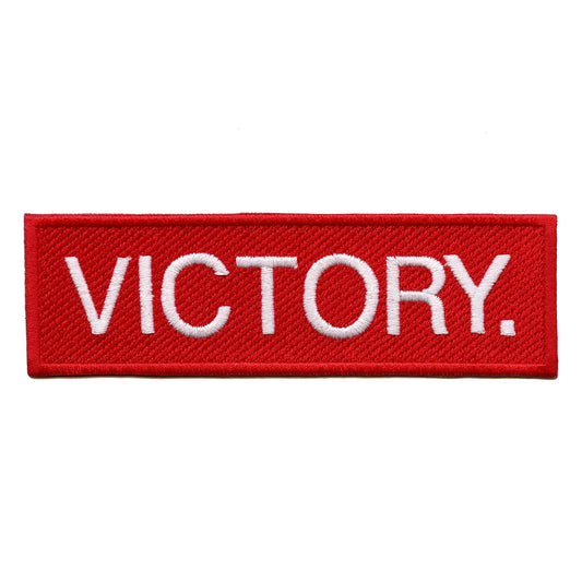 Nipsy Victory Hussle Red Box Embroidered Logo Iron On Patch 