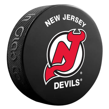 New Jersey Devils Basic Logo Hockey Souvenir Puck 