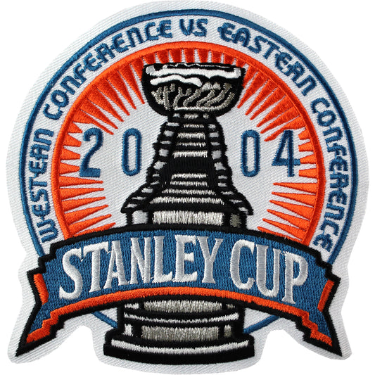 2004 NHL Stanley Cup Jersey Patch Tampa Bay Lightning vs. Calgary Flames 