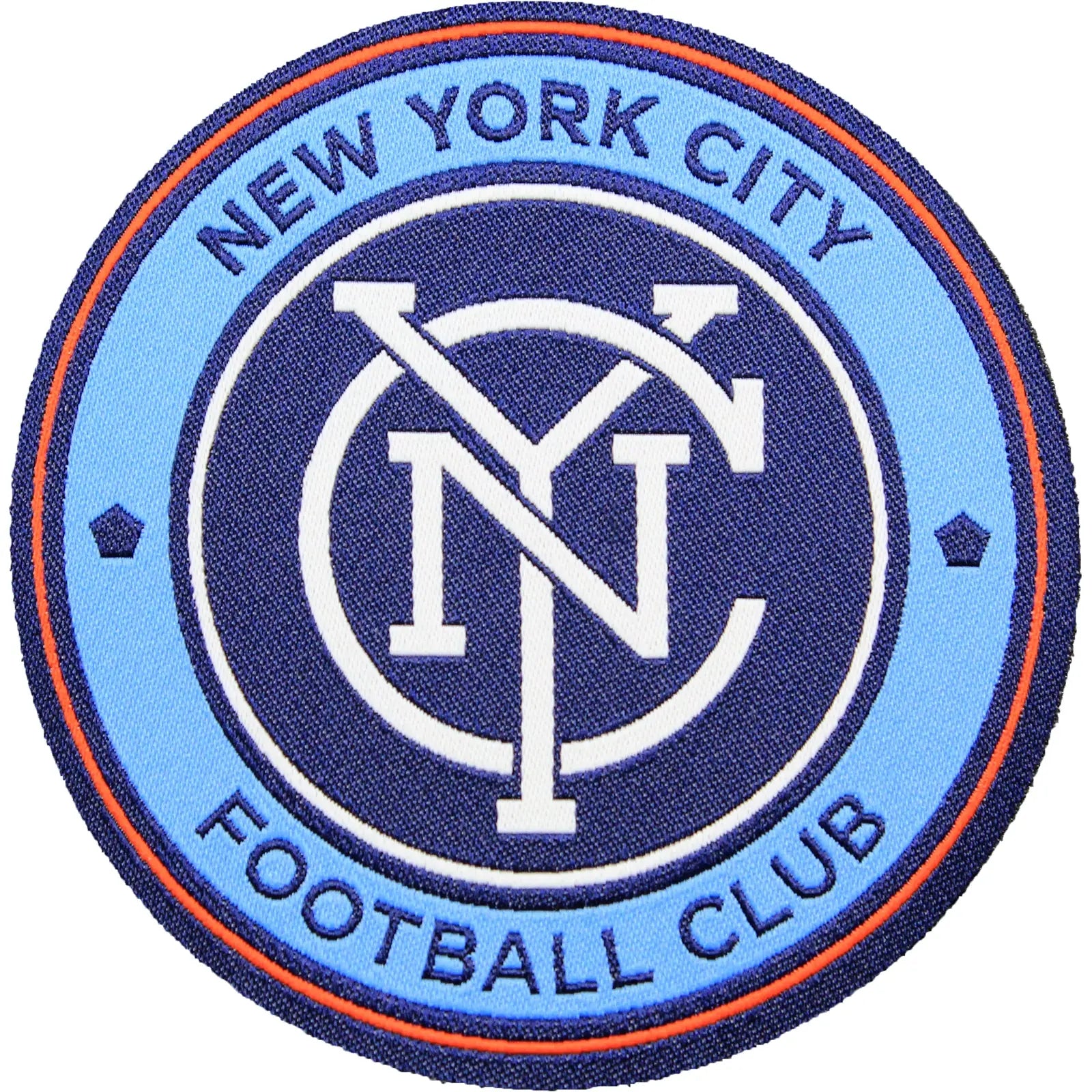 New York City FC Primary Team Crest Pro-Weave Jersey Patch 