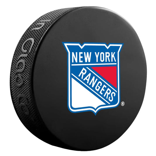 New York Rangers Basic Collectors NHL Hockey Game Puck 