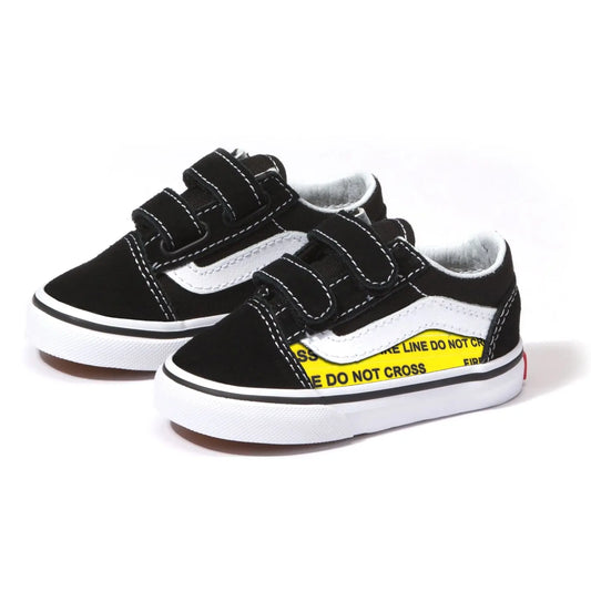Vans Old Skool x OFF White Custom Handmade Toddlers Shoes By Patch Collection 