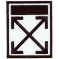 Crossing Arrows Box Logo Iron On Patch